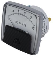 YOKOGAWA 250-220-NDND Medidor de Panel Analógico, Panel de visualización grande, datos de escala de 90 grados, Voltaje CC