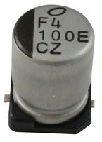 NICHICON UCZ1E101MCL1GS Capacitor Electrolítico de Aluminio SMT, Lata Radial - SMD, 100 µF, 25 V, 0.2 ohm