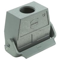 HARTING 19300160757 Heavy Duty Connector, Coupler, M32 Top Entry, High Profile, Hood, Top Entry, Aluminum Body, 1 Lever