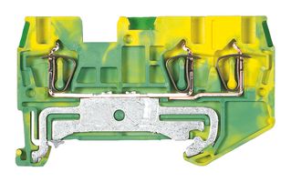 WIELAND ELECTRIC 56.702.9353.0 Bloque de Terminal c/Montaje en Riel DIN, 3 Posiciones, 26 AWG, 14 AWG, 1.5 mm², Pinza