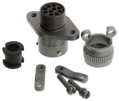 AMPHENOL INDUSTRIAL MB03TA09-10PN(574) Conector Circular, Micro Circular Connector, Serie Micro-B, Hembra de Montaje en Brida