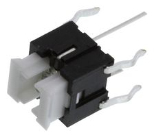 C&K COMPONENTS ILS TA180 30 Tactile Switch, Green, Yellow, ILS Series, Top Actuated, Through Hole, Plunger for Cap, 180 gf