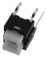 C&K COMPONENTS ILS TA250 10 Tactile Switch, Red, ILS Series, Top Actuated, Through Hole, Plunger for Cap, 250 gf