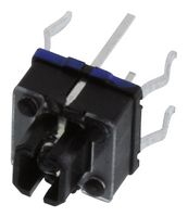 C&K COMPONENTS ILS TC180 40 Tactile Switch, Blue, ILS Series, Top Actuated, Through Hole, Plunger for Cap, 180 gf