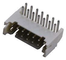 MULTICOMP PRO MP001742 Cabezal de Pin, Ángulo Recto, Cable-a-Tarjeta, 2 mm, 2 Líneas, 14 Contactos