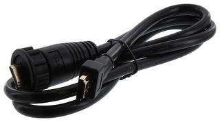 MULTICOMP PRO MP007436 Audio / Video Cable Assembly, HDMI Plug, HDMI Plug, 3.3 ft, 1 m, Black