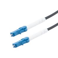 L-COM FCA-SLCULCUS2 Fiber Optic Cable, Singlemode, 1 Fibers, 9µm / 125µm, LC Simplex to LC Simplex, 6.6ft