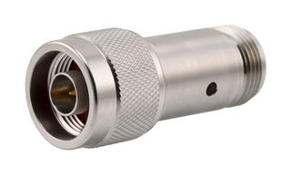 L-COM LCAT7094-05 RF Fixed Attenuator, N Male to N Female, 5 dB, DC to 18GHz, 2 W, 50 ohm, Stainless Steel