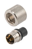 L-COM M124AF-MLD Conector para Sensor, M12, Female, 4 Contactos, Soldable Hembra, Montaje en Cable Recto
