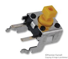 ARATAS B3F-3152 Interruptor Táctil, Serie B3F, Accionamiento Lateral, Through Hole, Émbolo para la Tapa, 150 gf