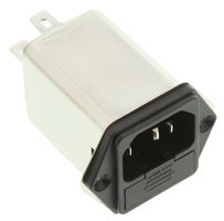 SCHAFFNER - TE CONNECTIVITY FN9260-6-06 Filtered IEC Power Entry Module, IEC C14, General Purpose, 6 A, 250 VAC, 2-Pole Fuse Holder