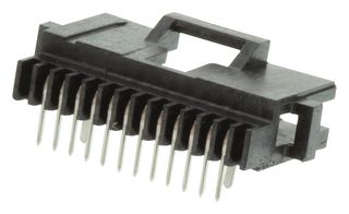 TE CONNECTIVITY - AMP 6-104074-1 Cabezal de Pin, Cable-a-Tarjeta, 1.27 mm, 1 Líneas, 12 Contactos, THT (Through Hole) Ángulo Recto
