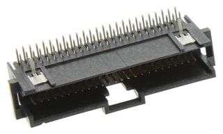 TE CONNECTIVITY - AMP 5-104069-2 Cabezal de Pin, Cable-a-Tarjeta, 1.27 mm, 2 Líneas, 50 Contactos, THT (Through Hole) Ángulo Recto