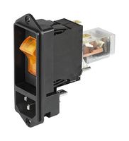 SCHURTER DF11.1698.0010.01 Módulo entrada energía IEC sin filtrar, IEC C14, Propósito General, 10 A, 250 VAC, Dual Pole