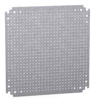 SCHNEIDER ELECTRIC NSYMF44 Placa, Microperforado, Montaje, Acero Galvanizado, Natural