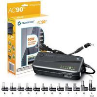 PRUDENT WAY PWI-AC90LE Universal AC/DC Adapter, ITE, 7 Output, 90 W, 12 VDC to 24 VDC