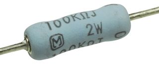 PANASONIC ERG-2SJ104 Resistencia Through-Hole (THD), 100 kohm, Serie ERG, 2 W, ± 5%, Axial Leaded, 350 V
