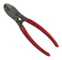 CK TOOLS T3963 160 Cortador de Cable, Corte, Capacidad de 9mm, Longitud de 160mm, Cables Aluminio, Cobre y Plástico
