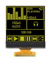MIDAS DISPLAYS MCOT128128BV-YM