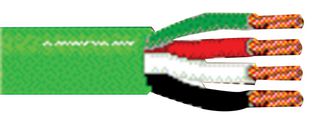 BELDEN 5502UG 007U1000 Multiconductor Cable, Security Alarm, Unshielded, 4 Conductor, 22 AWG, 1000 ft, 304.8 m
