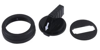 SCHNEIDER ELECTRIC 9001B11 Knob, Round Shaft, 30 mm, Pointer with Indicator Line