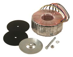 HAMMOND 1182R117 Toroidal Transformer, Power, 1 kVA, 117V, 234V, 117V, 234V, Dual Primary, Dual Secondary, Open