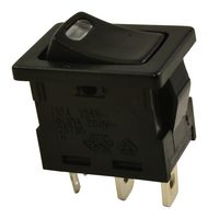 ALCOSWITCH - TE CONNECTIVITY PRASC1-16F-BBR00 Interruptor (Switch) de Balancín, Encendido-apagado, SPST, No Iluminado, Panel Mount, Negro