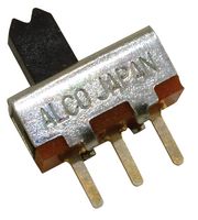 TE CONNECTIVITY - ALCOSWITCH SLS121PC04 Interruptor (Switch) Deslizable, SPDT, Through Hole, Serie SLS, 250 mA, 125 V