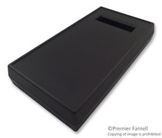 BOX ENCLOSURES 101-42-9V-R-BL Plastic Enclosure, LCD, Flat Bottom, Recessed Top, 2-9V, Handheld, ABS, 32.77 mm, 101.6 mm
