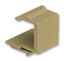 GC ELECTRONICS 45-5638-BU Placa Frontal, Placa frontal, Jacks Datacom de Keystone, 1, Blanco