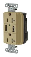 HUBBELL WIRING DEVICES SNAP20USBI