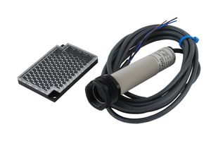 OMRON INDUSTRIAL AUTOMATION E3F2-R2Z2 Sensor Fotoeléctrico, Serie E3F2, Plástico, Retroreflectante, 2m, SCR, 24 a 240Vca