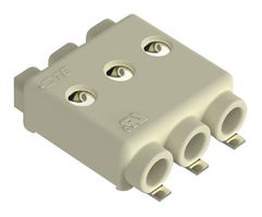 2213301-2 - Conector de Luz, Serie Poke-In, 2 Contactos, Receptáculo eléctrico, 4 mm, Soldable, 1 Líneas