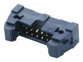 SAMTEC EHT-105-01-S-D Pin Header, Board-to-Board, Wire-to-Board, 2 mm, 2 Rows, 10 Contacts, Through Hole Straight