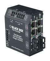 BLACK BOX LBH240A-HD-SC-24 Interruptor, 6 Puertos, Comercial, Ethernet Rápida, Riel DIN / Rack / Pared