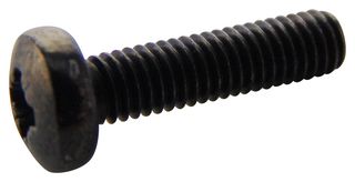 TR FASTENINGS M312 PRSTMCB100- Machine Screw, M3, 12 mm, Steel, Chemically Blackened, Pan Head Pozidriv
