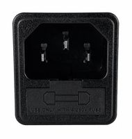 QUALTEK ELECTRONICS 723WA-15/48 Módulo entrada energía IEC sin filtrar, IEC C14, Propósito General, 10 A, 250 VAC