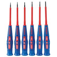DURATOOL 22-25580 Juego de Desamadores, con Aislamiento, Torx, 6", 6 Piezas