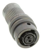 AMPHENOL INDUSTRIAL PT06PG-8-2S(072) Circular Connector, PT Series, MIL-DTL-26482 Series I, Straight Plug, 2 Contacts, Solder Socket
