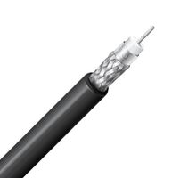 BELDEN 4694R 0101000 Cable Coaxial, RG6, Cobre Chapado en Plata, 6.9 mm, 75 ohm, Negro