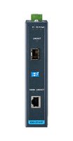 ADVANTECH EKI-2741F-BE Converter, 10/100/1000 Base-T to SFP Fiber Optic, -10 °C to 60 °C