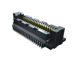 SAMTEC SS5-40-3.00-L-D-K-TR Mezzanine Connector, Receptacle, 0.5 mm, 2 Rows, 80 Contacts, Surface Mount Straight