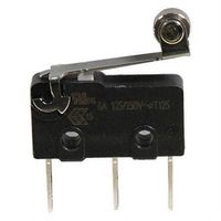 MULTICOMP PRO 26-19010 Microswitch, Snap Action, Roller Lever, SPDT, Quick Connect, Solder, 6 A