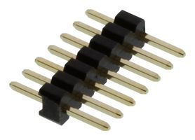 MULTICOMP PRO MC-HVT1-S07-G Cabezal de Pin, Tarjeta-a-Tarjeta, 1.27 mm, 1 Líneas, 7 Contactos, Agujero Pasante