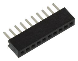 MULTICOMP PRO MC-SVT1-S10-G Receptáculo PCB, Tarjeta-a-Tarjeta, 1.27 mm, 1 Líneas, 10 Contactos, Through Hole