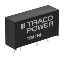 TRACO POWER TBA 1-2423HI Isolated Through Hole DC/DC Converter, ITE, SIP, 1:1, 1 W, 2 Output, 15 V