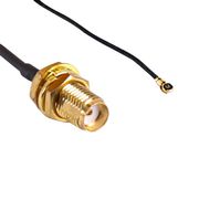 PULSE ELECTRONICS W9017BD0100 Cable RF / Coaxial ensamblado, 3.9 ", 100 mm, 0.81mm Mini, SMA Jack Pasamuro
