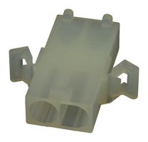 MOLEX 19-09-2027 Carcasa de Conector, Natural, Standard .093" 3191 Series, Macho, 2 Posiciones, 6.7 mm
