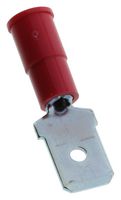 MOLEX 19023-0005 Terminal Tipo Faston, InsulKrimp 19023 Series, Desconexión de Macho Rápida, 6.35mm x 0.81mm