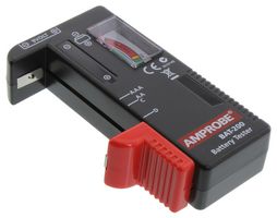 AMPROBE - FLUKE BAT-200 Battery Tester, 9V/AA/AAA/C/D/1.5V Button Batteries, 187 mm, 109 mm, 27 mm